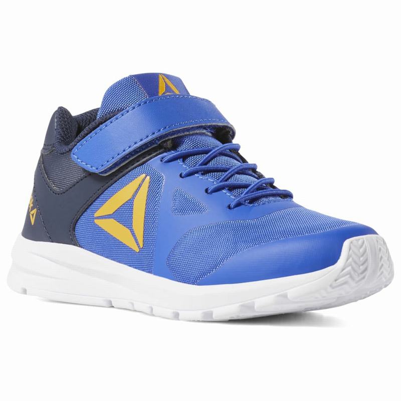 Adidasi Alergare Reebok Rush Runner Baieti Albastri/Bleumarin/Aurii Romania BR3139XN
